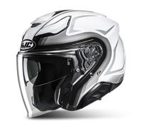 HJC, Casco Moto Jet F31 BASK White Silver MC10, M