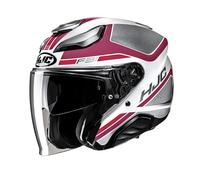 Casco Jet HJC F31 Ceron MC8 Bianco Rosa