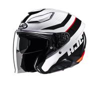 Casco Jet Hjc F31 NABY Bianco Rosso Lucido