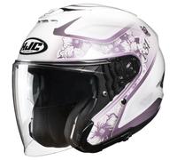 HJC i31 Iona Casco Jet, bianco/viola, Taglia M (57/58)