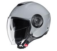 Casco jet HJC i40N con visiera sole integrata SOLID N GRAY