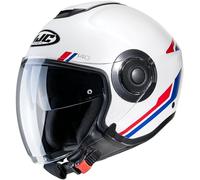 Casco Jet HJC modello i40 paddy MC21 Bianco Rosso Blu Taglia L