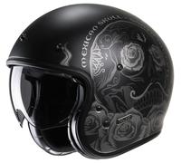 HJC Casco Jet V31 DESTO MC5SF argento-nero XXL