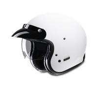 HJC V31 Solid Retro Casco Jet, Bianco, Taglia M (57/58)