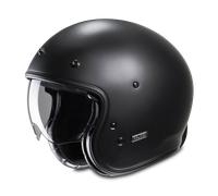 HJC Casco Jet V31 Solid Retro – Nero opaco (Semi Flat Black) – Taglia XS 54/55 Uomo