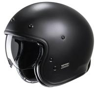 HJC Casco Jet V31 Solid Retro – Nero opaco (Semi Flat Black) – Taglia XS 54/55 Uomo