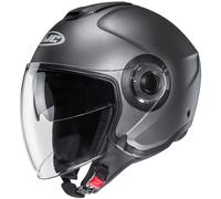 CASCO JET i40N SEMI FLAT TITANIUM | HJC HELMETS | MotoCharlie