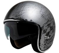 casco jet ixs 77 2.5 - argento XS