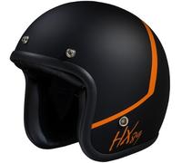 casco jet ixs 89 2.0 - nero / arancione S
