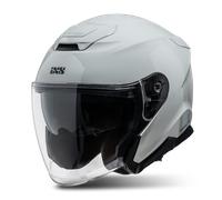 IXS Rapid 1.0 Glossy Casco a reazione, grigio, Taglia M (57/58)