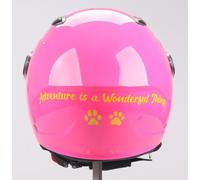 Casco JET JFM per bambina con visiera FUCSIA LUCIDO ELETTRICO ADVENTURE BABY