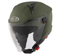 Casco Jet KYT D-CITY Plain Matt Army Green Taglia:S