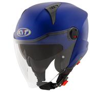 Casco Jet KYT D-CITY Plain Matt Blue Metal