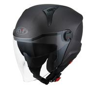 Casco Jet KYT D-CITY Plain Matt Gun Metal Taglia:XS