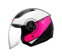 CASCO JET LS2 HELMETS COVER PINK LUCIDO PER SCOOTER MOTO