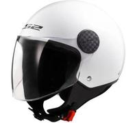 Casco Jet Ls2 OF558 Sphere II Solid Bianco Lucido S
