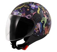LS2 OF558 Sphere Lux II Bloom Casco Jet, multicolore, taglia S