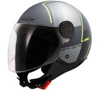 Casco Jet Ls2 OF558 Sphere Lux II Firm Nero Titanio Opaco S