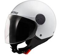 LS2 OF558 Sphere Lux II Casco Jet, bianco, taglia L per maschi