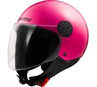 Casco Jet Ls2 OF558 Sphere Lux II Solid Rosa Fluo Lucido XS