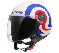 Casco Jet Ls2 OF558 Sphere Lux II Urby Bianco Blu Rosso Opaco L