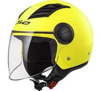 Casco jet LS2 OF562 AIRFLOW L MATT Giallo HiVis