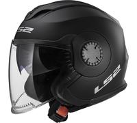 Casco jet LS2 OF570 Verso Nero Opaco M