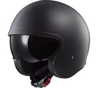 LS2 OF599 Spitfire II Solid Casco Jet, nero, taglia M