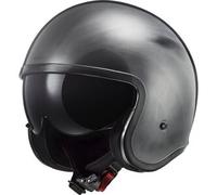 Casco Jet LS2 OF599 SPITFIRE Jeans Titanio L
