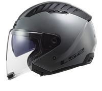 CASCO JET LS2 OF600 COPTER II NARDO GREY ECE22.06 DOPPIA VISIERA AIR TAGLIA M