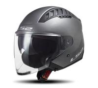 LS2, Casco Moto Jet COPTER II SOLID Matt Titanium, L