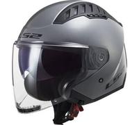 LS2 Helmets Casco Moto Jet OF600 Copter II Solid Grigio Taglia S