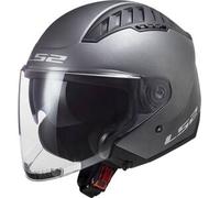 LS2 OF600 Copter II Solid Casco Jet, argento, taglia S