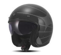 Casco Jet LS2 OF601 BOB II Cosmic Nero/GrigioXXL Nero,Grigio