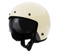 LS2 OF601 Bob II Solid Casco a reazione, Bianco cremoso, Taglia M (57/58)