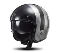 Casco Jet LS2 OF601 Bob II Jeans NeroM Jeans Nero