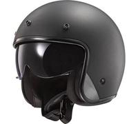 Casco Jet Ls2 OF601 Bob II Solid Nero Opaco XXL