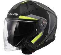 LS2 LS2 - Casco OF603 Infinity II Focus Matt Nero / H-V Giallo XXL