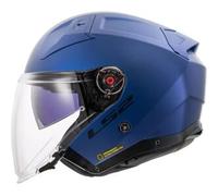 LS2 Casco moto Jet INFINITY II Monocolore Blu Navy opaco Taglia XL