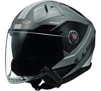 Casco Jet Ls2 OF603 Infinity II Veyron Grigio Bianco Lucido S