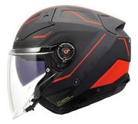 Casco Jet Ls2 OF603 Infinity II Veyron Nero Grigio Rosso Opaco 3XL