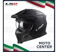 CASCO JET LS2 OF606 DRIFTER SOLID MATT NERO OPACO TAGLIA L (59-60 Cm.)