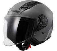 LS2 OF616 Airflow II Solid Casco Jet, grigio, taglia XL