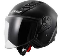 CASCO LS2 OF616 AIRFLOW 2 NERO LUCIDO TAGLIA XXL
