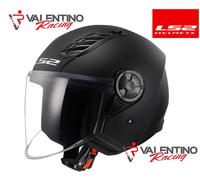 Casco Jet Ls2 OF616 Airflow 2 Solid Nero Opaco XXL