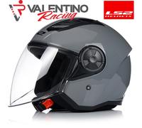 CASCO JET LS2 OF616 AIRFLOW II 06 SOLID NARDO GREY GRIGIO LUCIDO MIS. M 57/58 CM