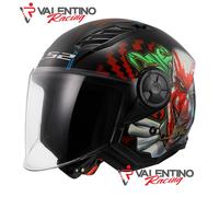 CASCO JET LS2 OF616 AIRFLOW II HAPPY DREAMS JOKER LUCIDO MIS. XXL 63/64 CM
