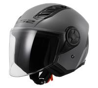 LS2 OF616 Airflow II Solid Casco Jet, grigio, taglia 3XL