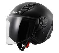 CASCO LS2 OF616 AIRFLOW 2 NERO LUCIDO TAGLIA 3XL