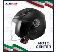 Casco Jet Ls2 OF616 Airflow 2 Solid Nero Opaco L